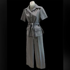 Vintage Plaid 3pc Pantsuit